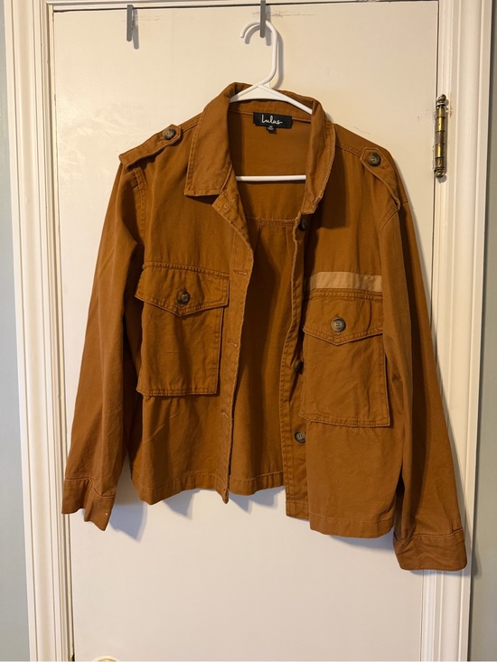 Lulus Jackets & Blazers - Lulu's Rust Utility Jacket